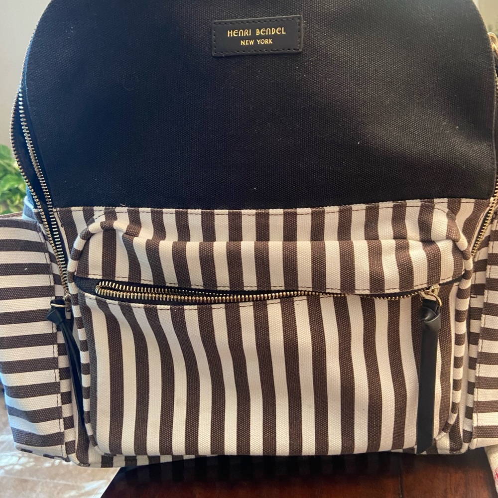Henri Bendel Canvas Backpack Exclusive